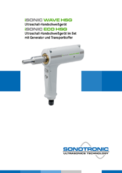 iSONIC WAVE HSG Ultraschall-Handschweißgerät
