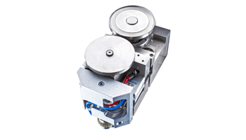 Ultraschall-Systeme zum Siegeln, Schweißen, Schneiden und Stanzen: Kopfsiegelung von Stand- und Flachbeuteln, einseitig gelagerte Rollnahtmodul, Ultraschall-Rollnahteinheiten