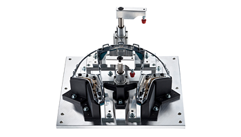 Sondermaschinen Werkstückaufnahme zur exakten Positionierung des zu bearbeitenden Werkstücks