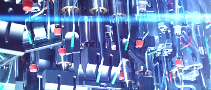 Werkraum einer Sondermaschine