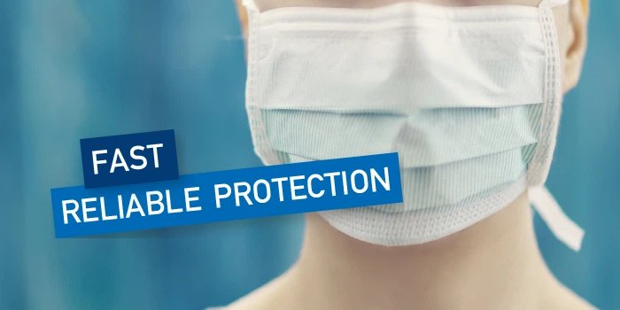 Production of mouth and nose protection masks by means of ultrasound