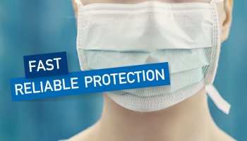 A strong bond in the crisis: Production line for masks