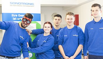 Azubis bei der Aktionswoche Alkohol bei Sonotronic