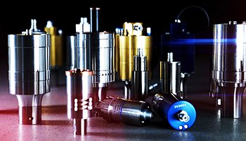 Ansicht von Sonotroden Komponenten