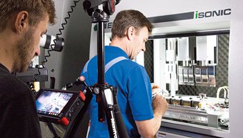 Aufnahmen beim Dreh des Imagefilmes von Sonotronic