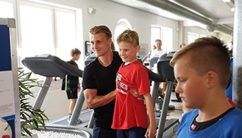 Groß und Klein konnten sich an der Fotobox fotografieren lassen.